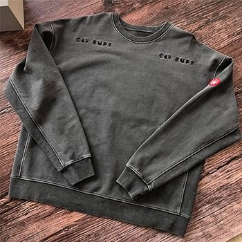 Reflective CAVEMPT CE 19SS STAND COLLAR SWEAT Men Woman 1:1